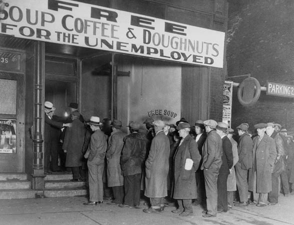 great-depression-food-line